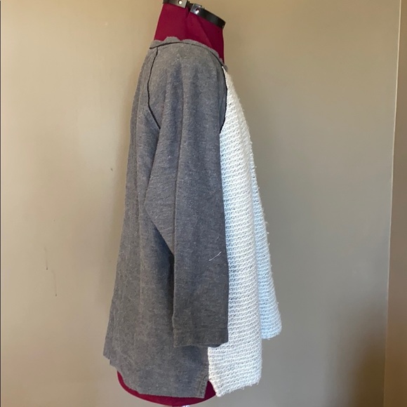 Lands’ End Grey Cotton Sweater (Size 1x) - Picture 2 of 13